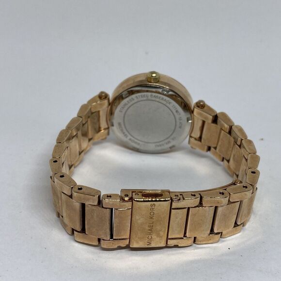 Michael Kors Parker MK5842 Women Stainless Steel Analog Dial Quartz Watch WO715 - Picture 10 of 12